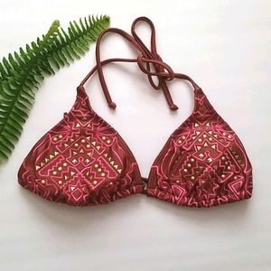 Xhilaration Triangle Bikini Top Size Small